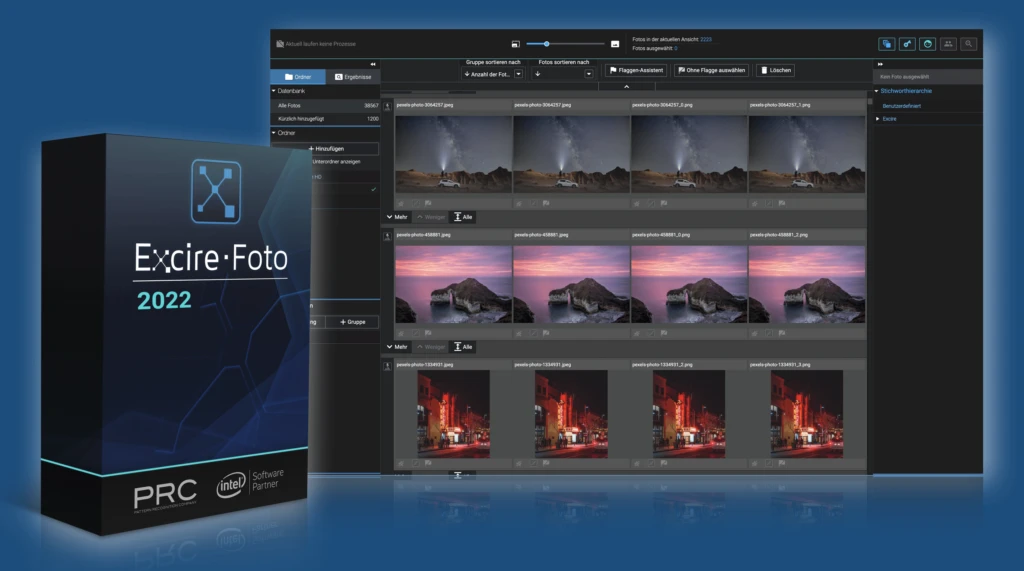 EXCIRE Foto 2022 is here! Now with an integrated duplicate finder and PSD support!